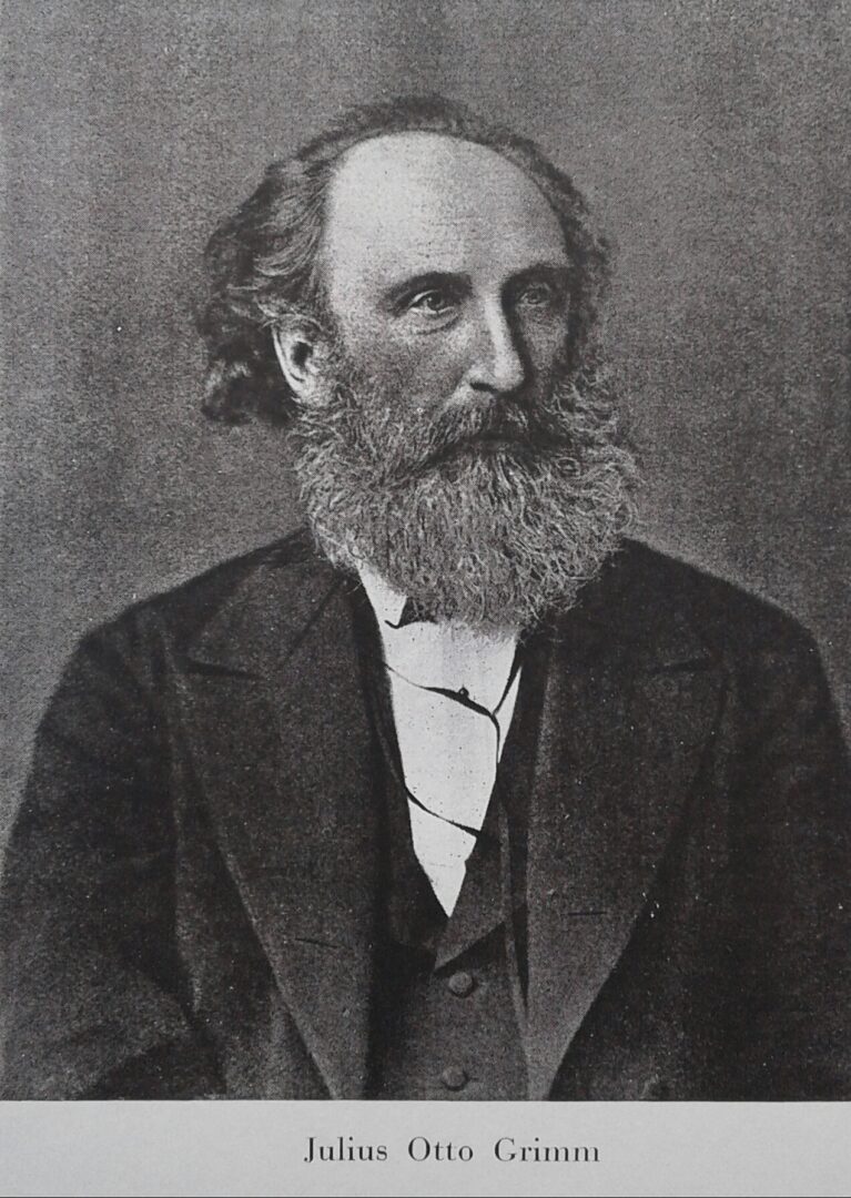 Julius Otto Grimm, who introduced Brahms to Agathe von Siebold in Gottingen.
