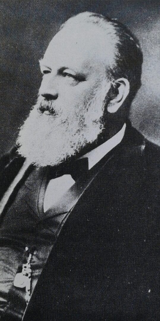 Theodore Billroth, surgeon and friend, who premiered many of Brahms's chamberworks at his home.