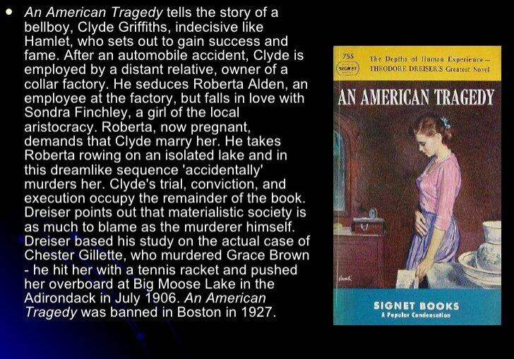Theodore Dreiser American Tragedy